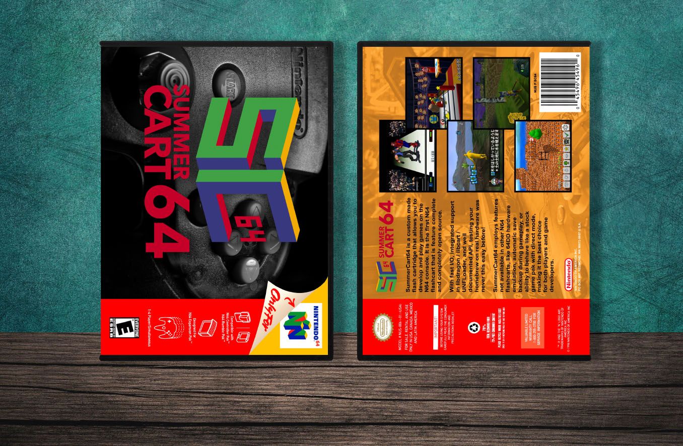 Summer Cart 64, Case Color: DARK GREY (OEM DS CASE COLOR)