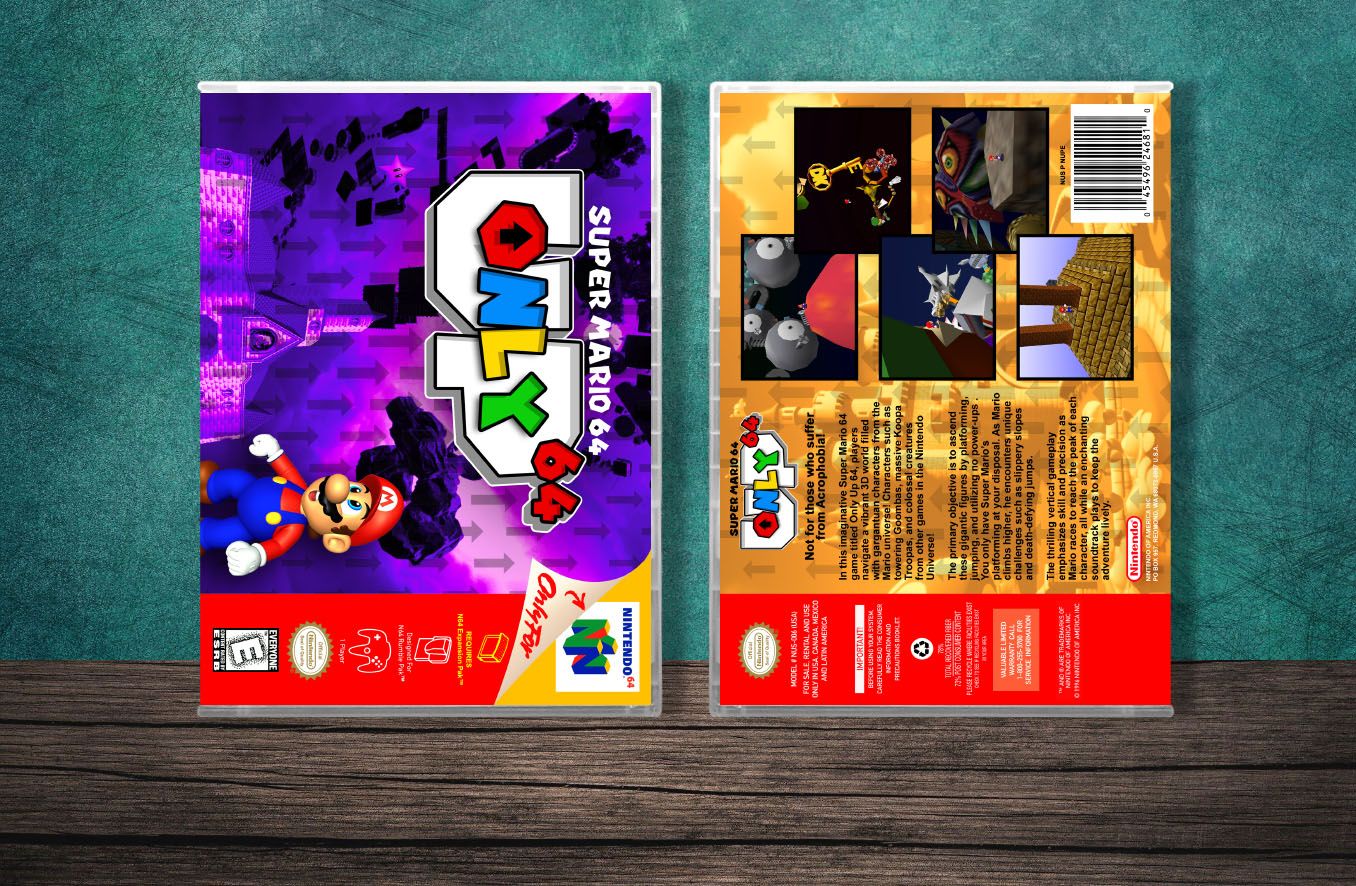 Super Mario 64: Only Up, Case Color: CLEAR (Transparent)