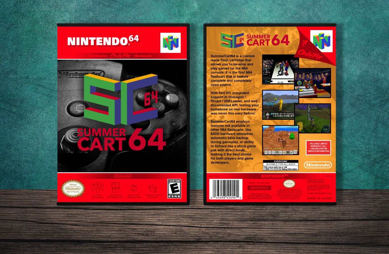 Summer Cart 64, Case Color: DARK GREY (OEM DS CASE COLOR)