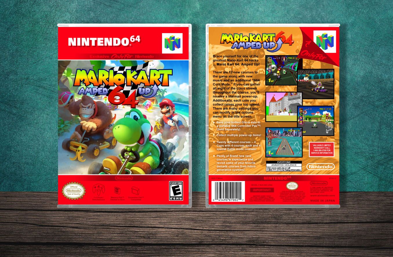 Mario Kart 64 Amped Up, Case Color: CLEAR (Transparent)