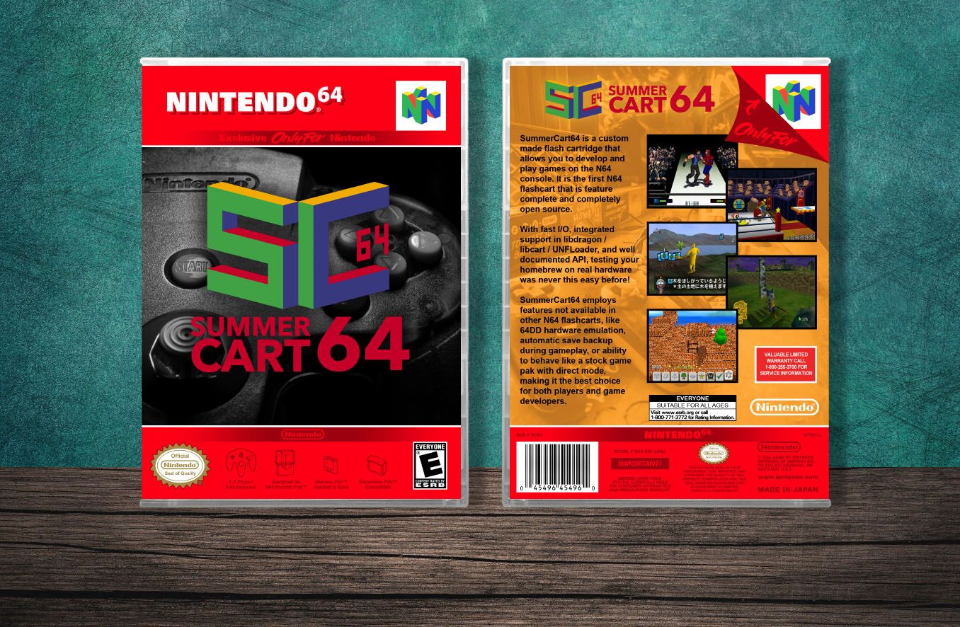 Summer Cart 64, Case Color: CLEAR (Transparent)