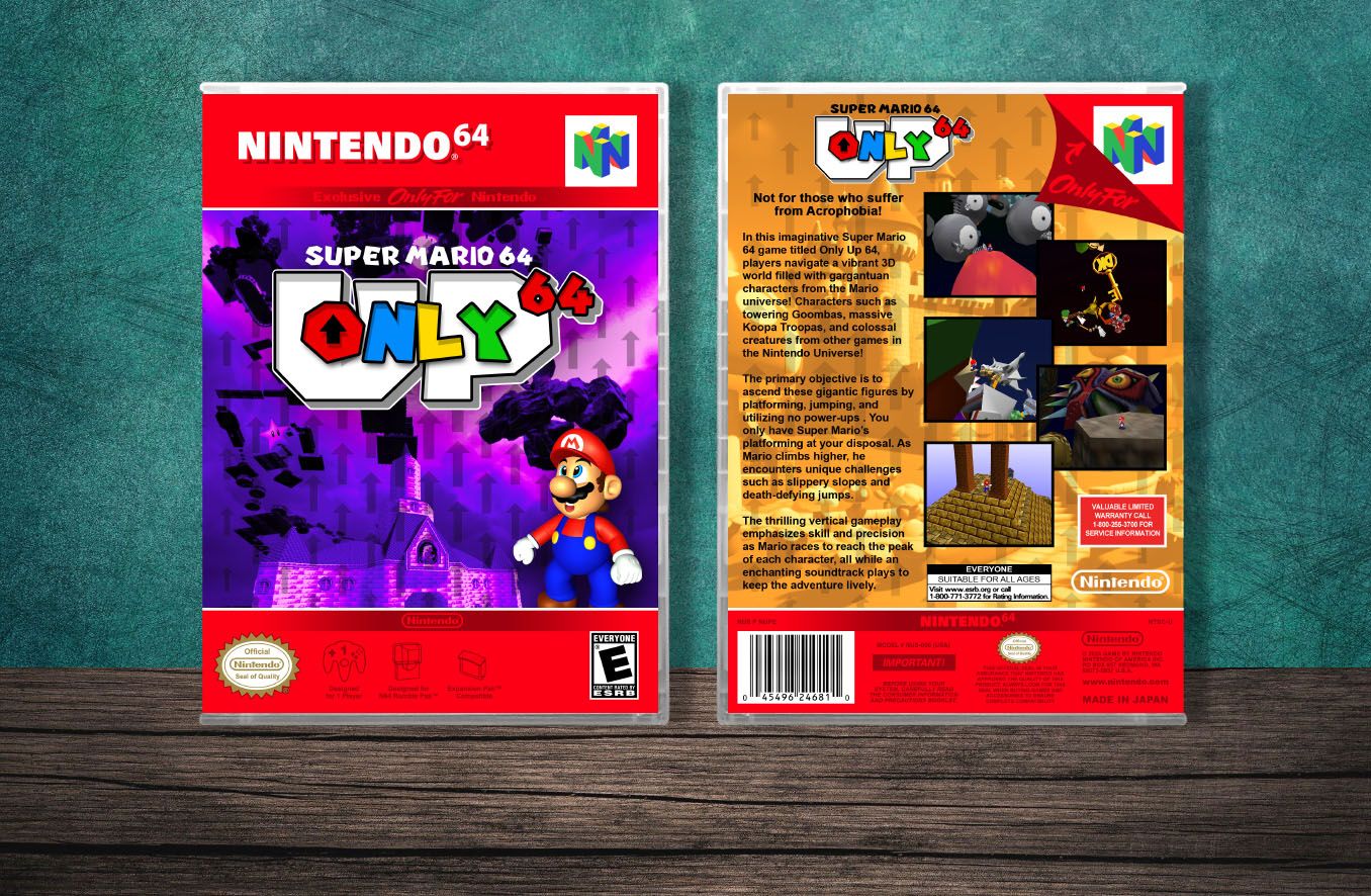 Super Mario 64: Only Up, Case Color: CLEAR (Transparent)