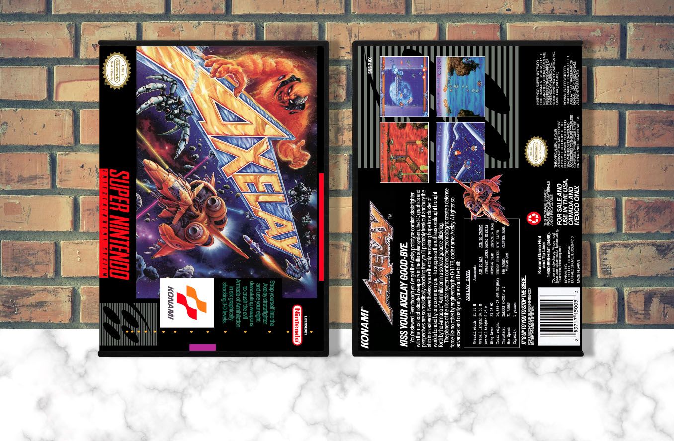 Axelay, Case Color: DARK GREY (OEM DS CASE COLOR)