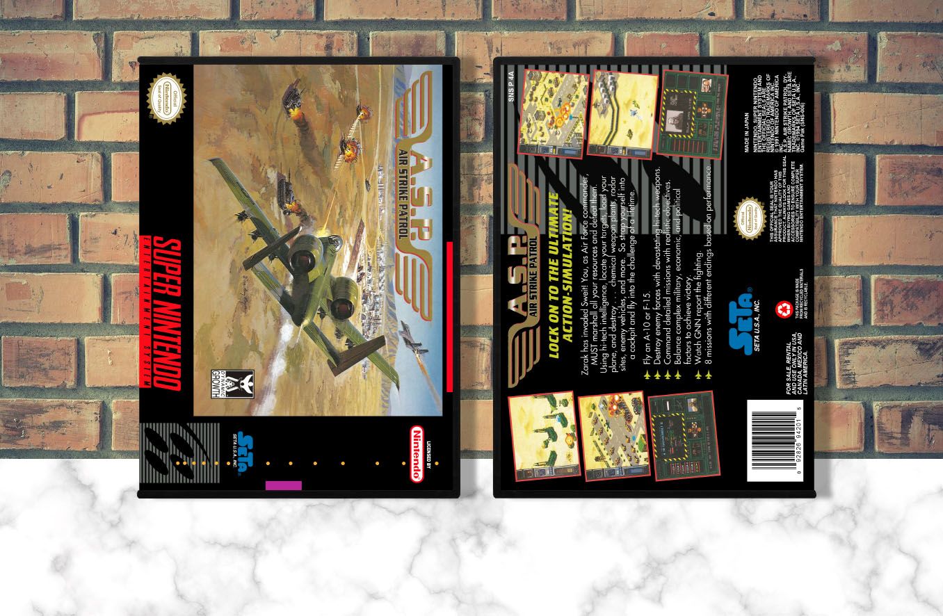 A.S.P. Air Strike Patrol, Case Color: DARK GREY (OEM DS CASE COLOR)