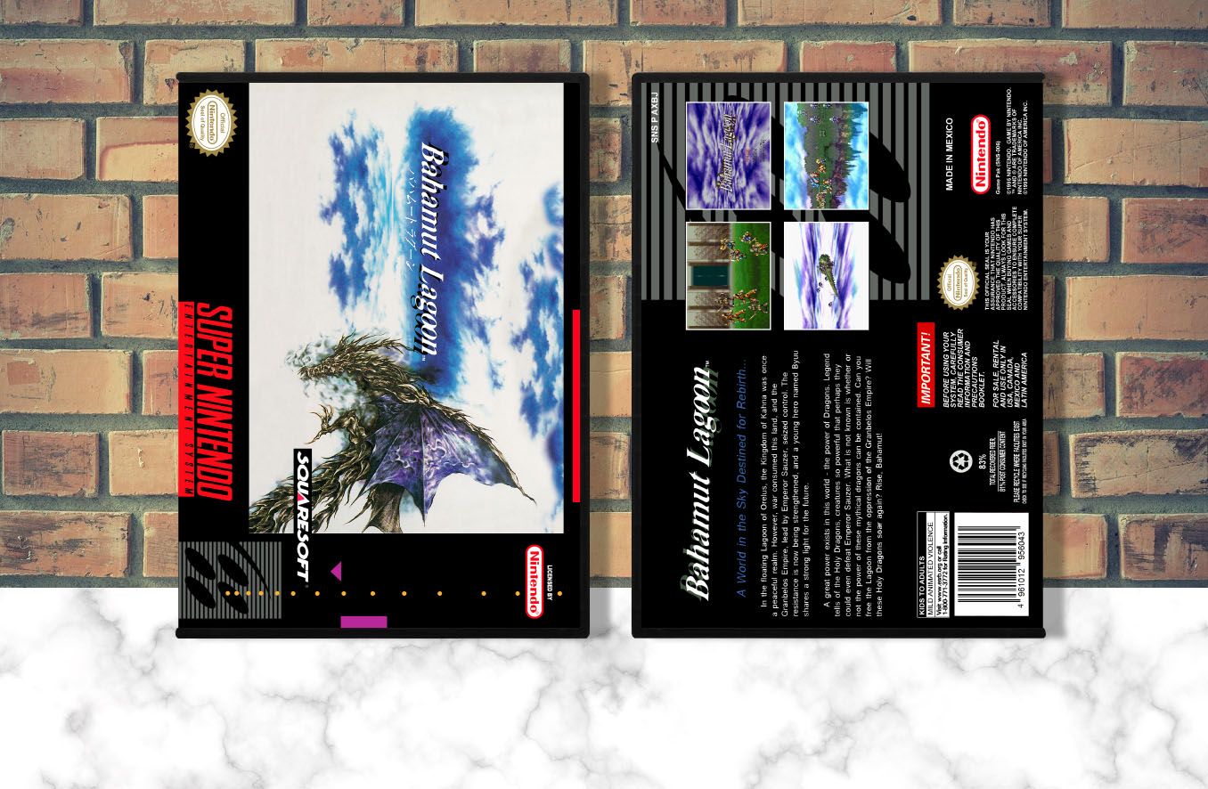 Bahamut Lagoon, Case Color: DARK GREY (OEM DS CASE COLOR)