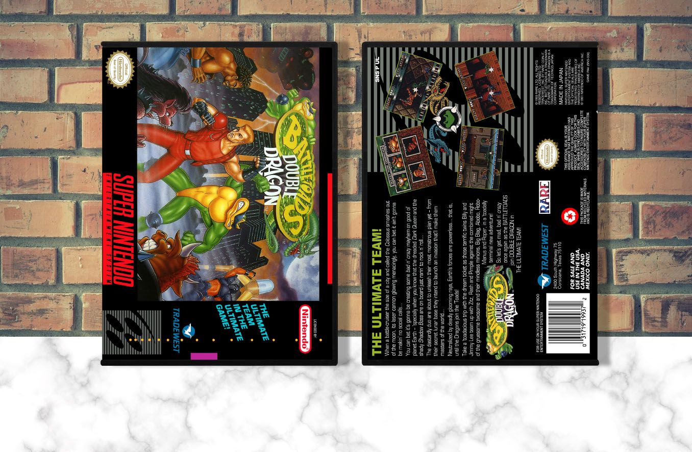 Battletoads &amp; Double Dragon, Case Color: DARK GREY (OEM DS CASE COLOR)