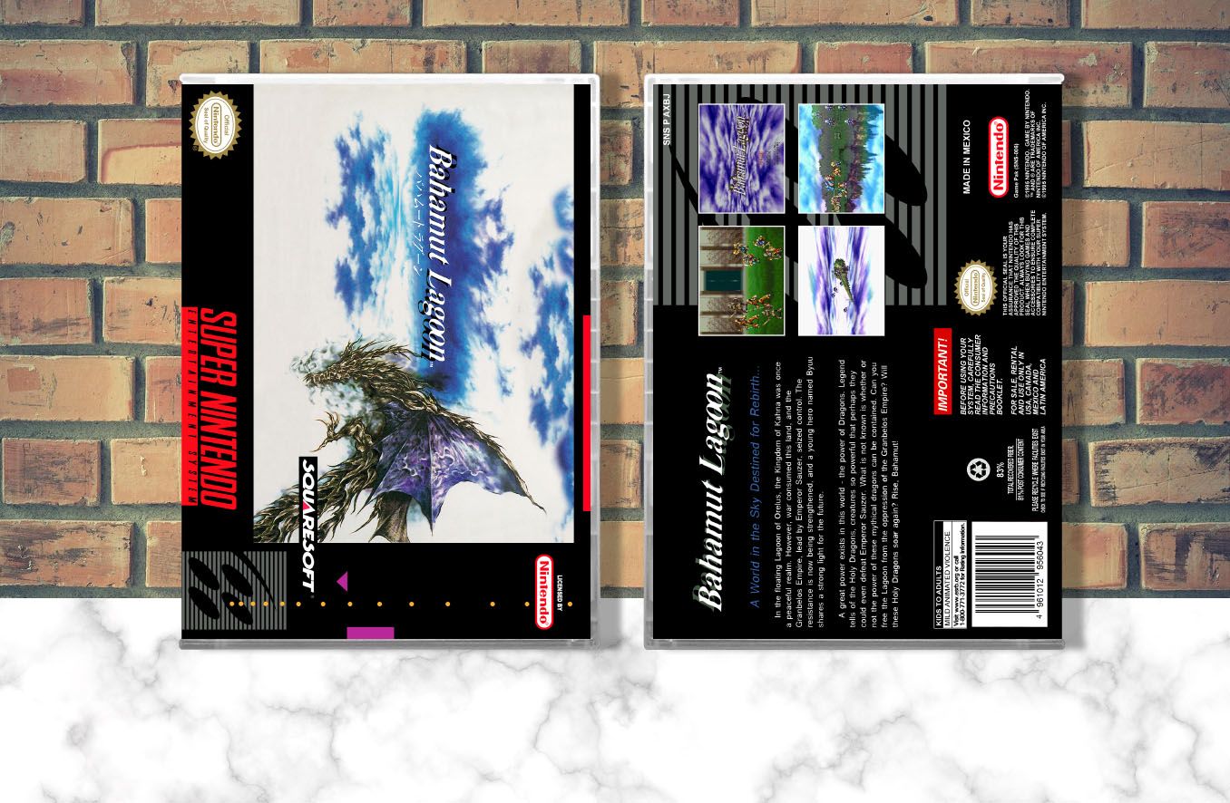 Bahamut Lagoon, Case Color: CLEAR (Transparent)