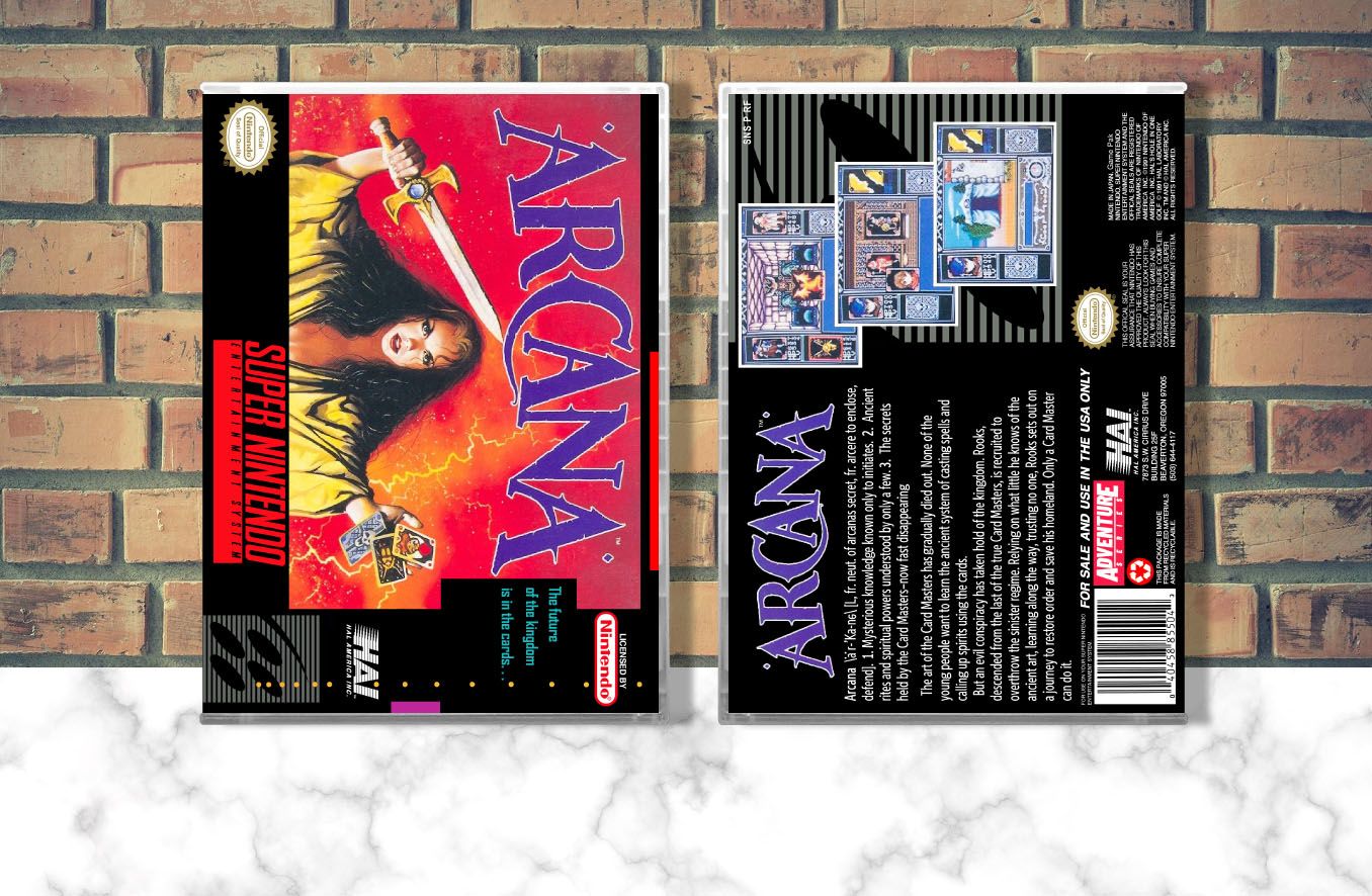 Arcana, Case Color: CLEAR (Transparent)