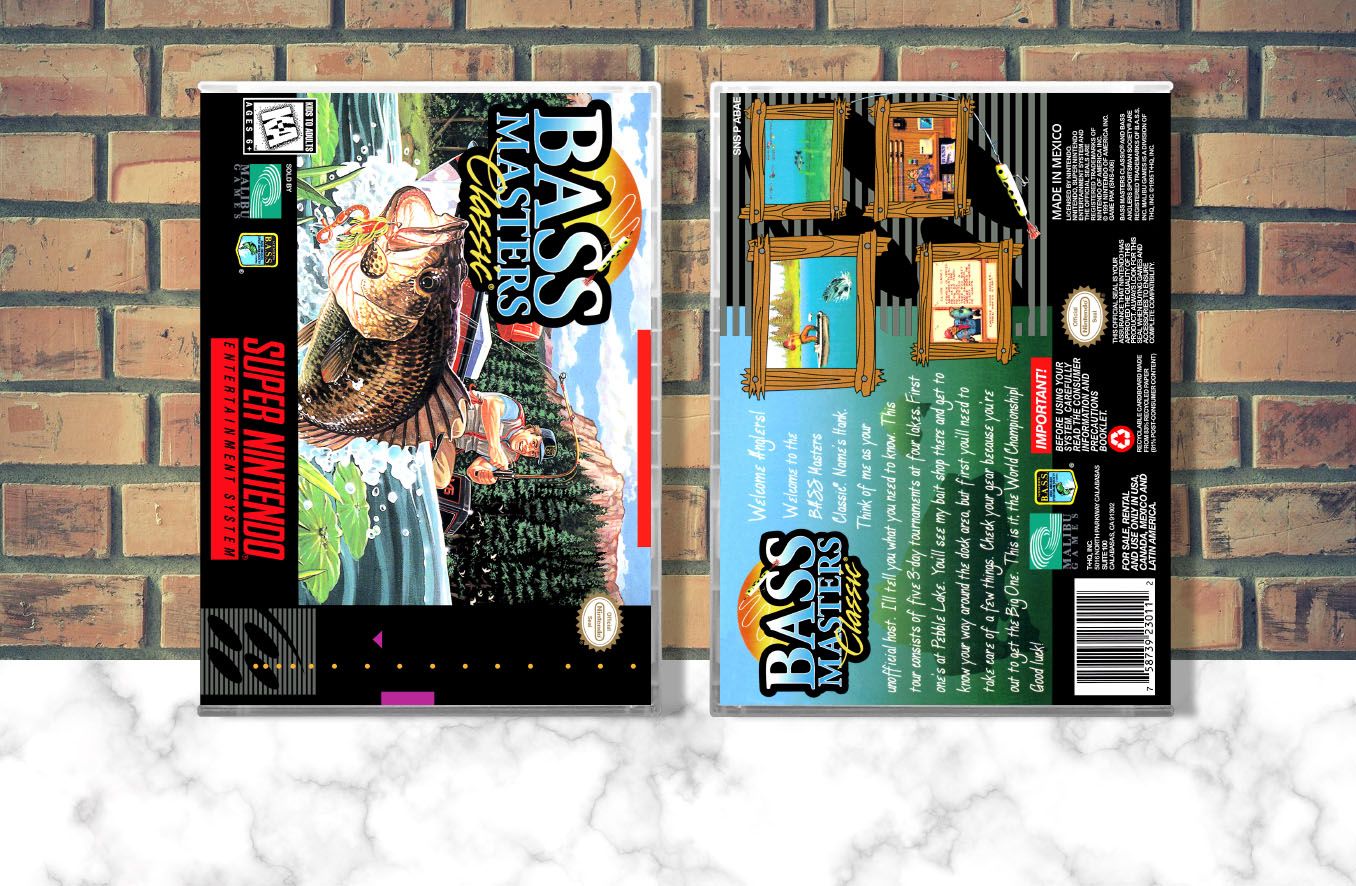 Bass Masters Classic, Case Color: CLEAR (Transparent)