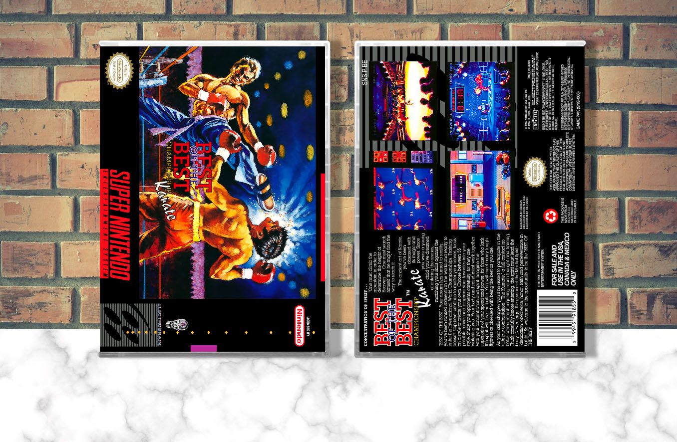 Best of the Best: Championship Karate, Case Color: CLEAR (Transparent)