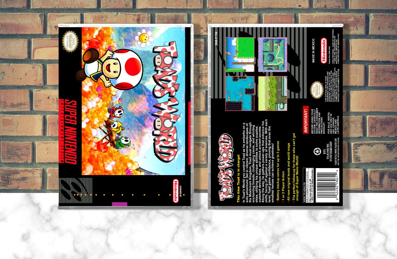 Toad&#39;s World, Case Color: CLEAR (Transparent)