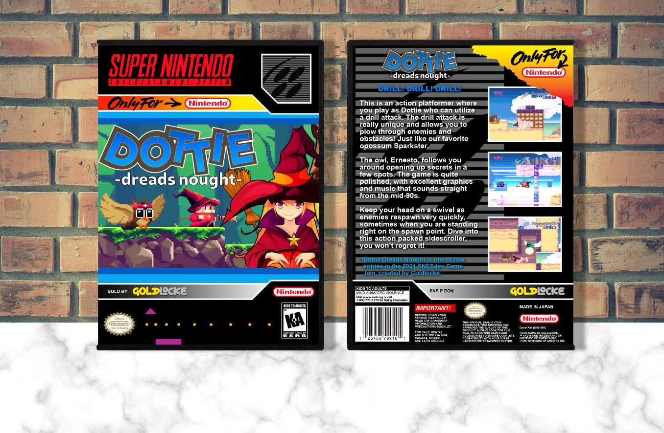 Dottie Dread Nought, Case Color: DARK GREY (OEM DS CASE COLOR)