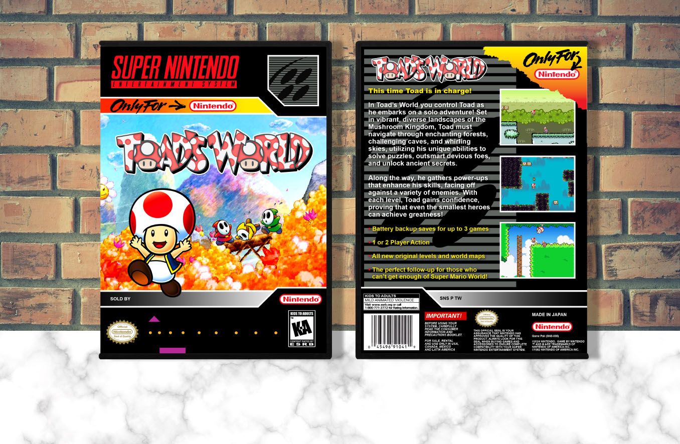 Toad's World, Case Color: DARK GREY (OEM DS CASE COLOR)