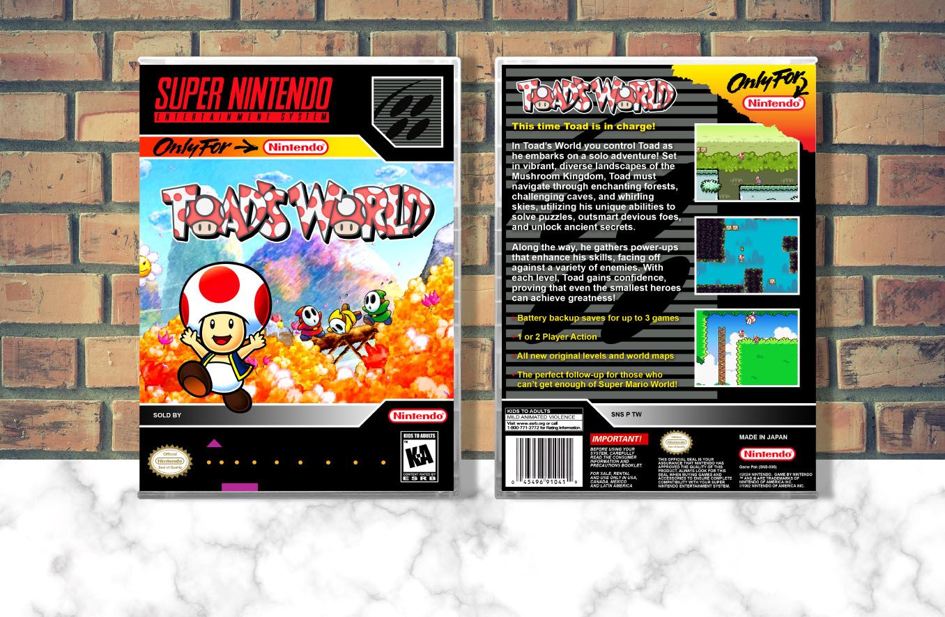 Toad&#39;s World, Case Color: CLEAR (Transparent)