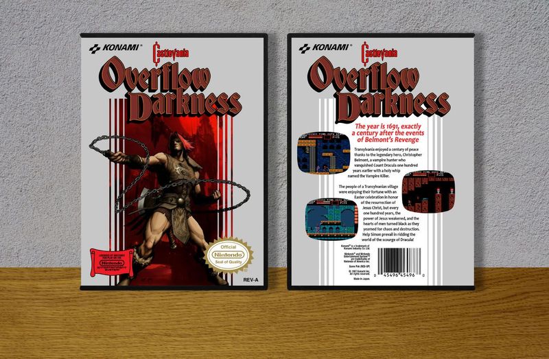 Castlevania: Overflow Darkness, Case Color: DARK GREY (OEM DS CASE COLOR)