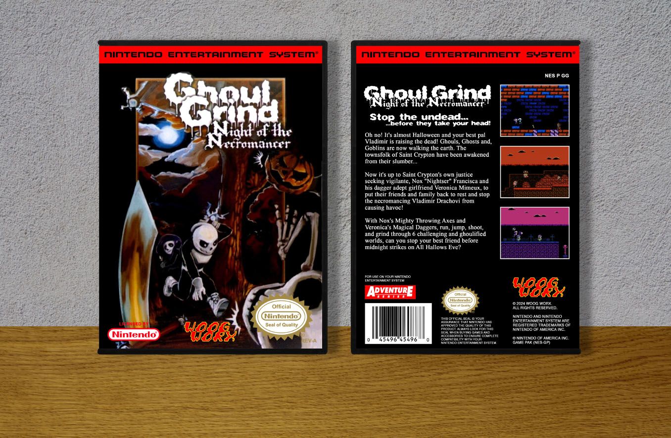 Ghoul Grind Night of the Necromancer, Case Color: DARK GREY (OEM DS CASE COLOR)