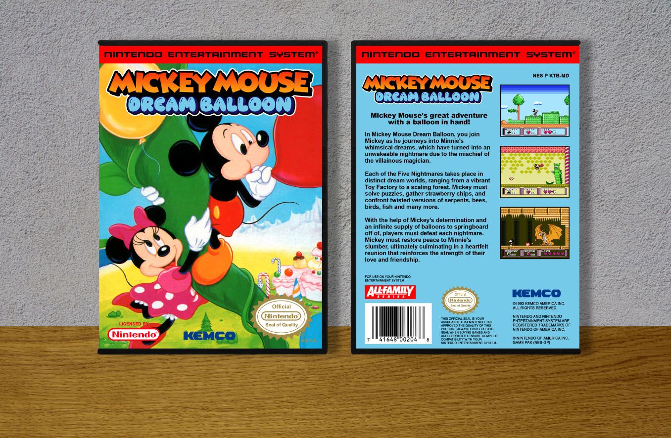 Mickey Mouse Dream Balloon, Case Color: DARK GREY (OEM DS CASE COLOR)