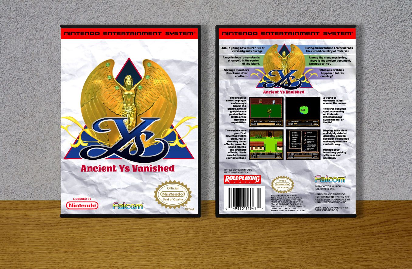 Ys: Ancient Ys Vanished, Case Color: DARK GREY (OEM DS CASE COLOR)