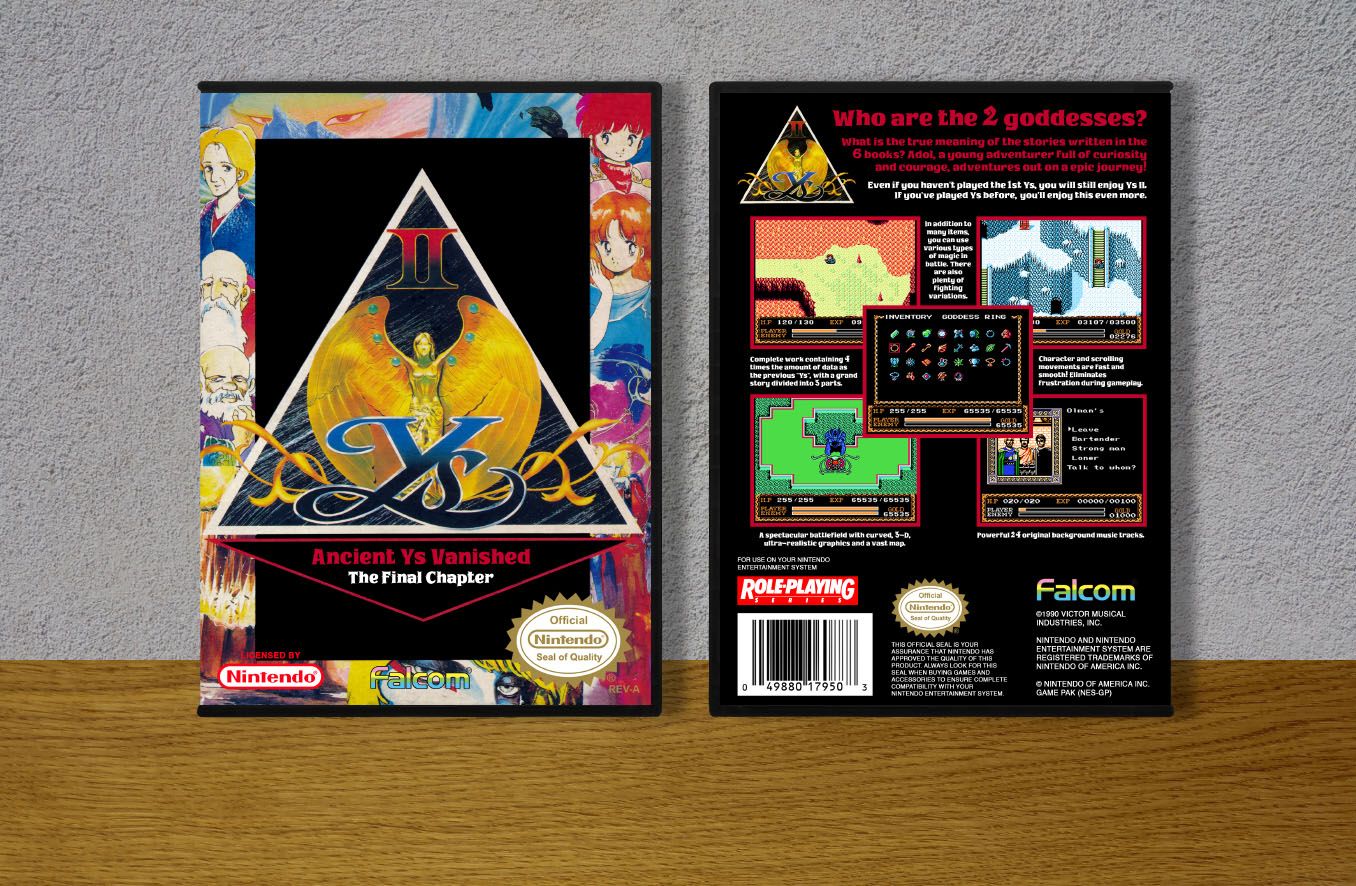 Ys II: Ancient Ys Vanished The Final Chapter, Case Color: DARK GREY (OEM DS CASE COLOR)