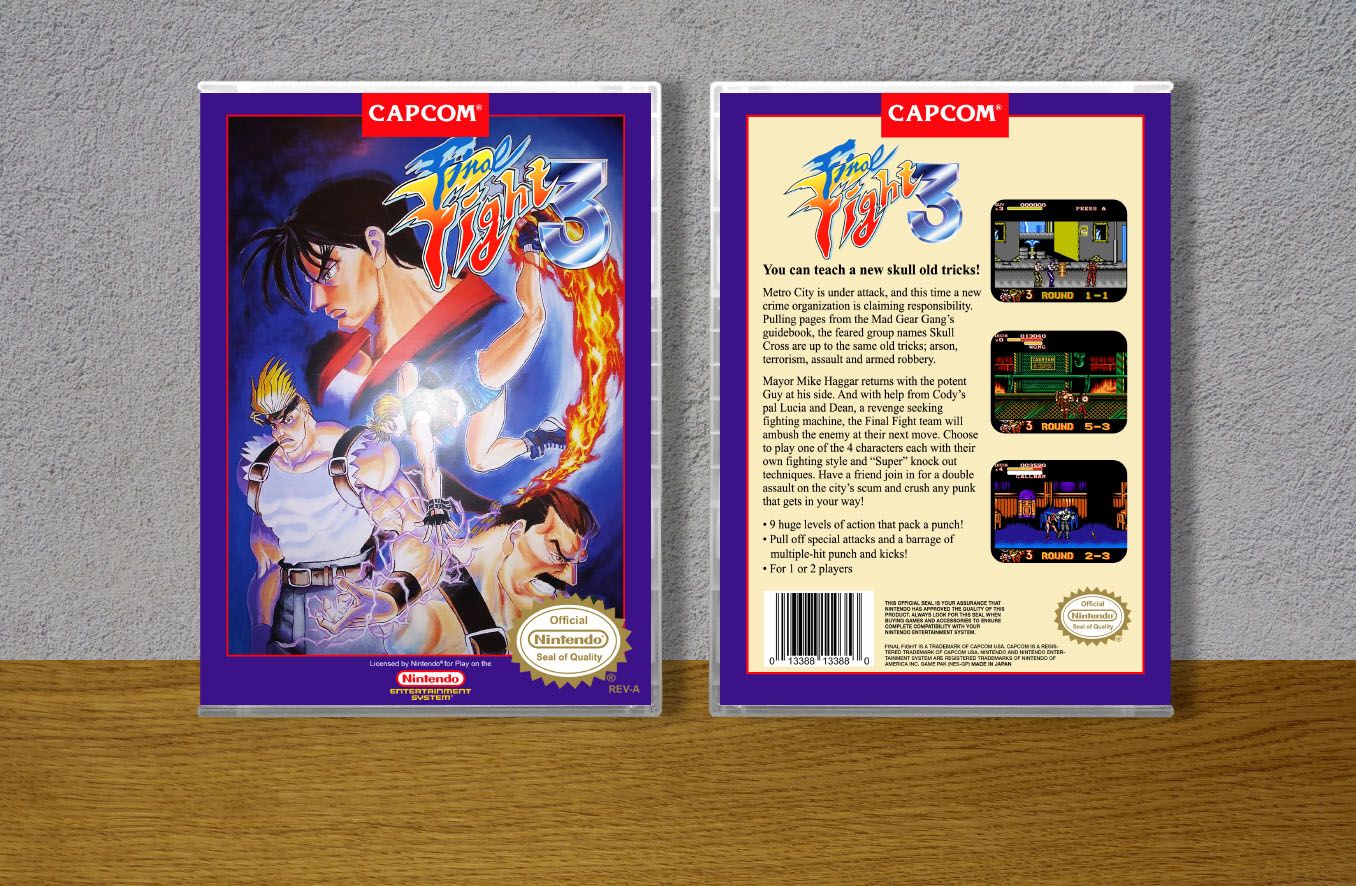 Final Fight 3, Case Color: CLEAR (Transparent)