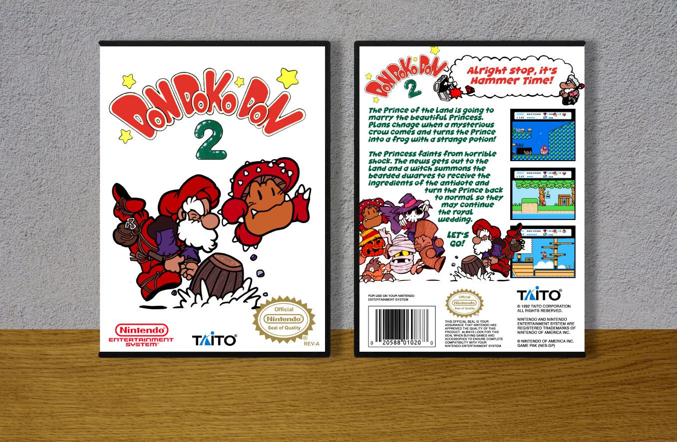 Don Doko Don 2, Case Color: DARK GREY (OEM DS CASE COLOR)