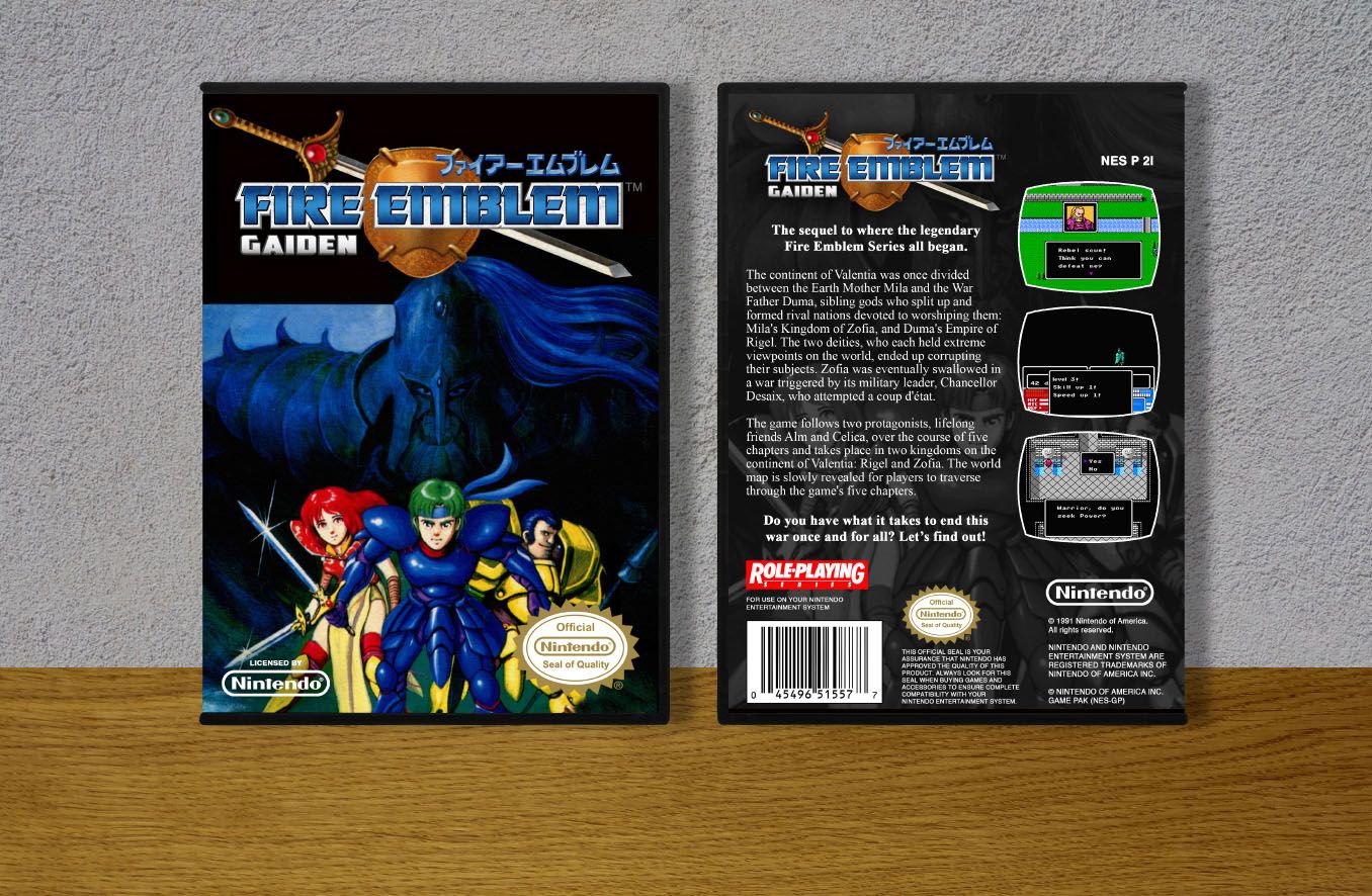 Fire Emblem Gaiden, Case Color: DARK GREY (OEM DS CASE COLOR)