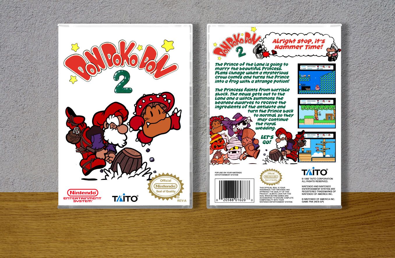 Don Doko Don 2, Case Color: CLEAR (Transparent)