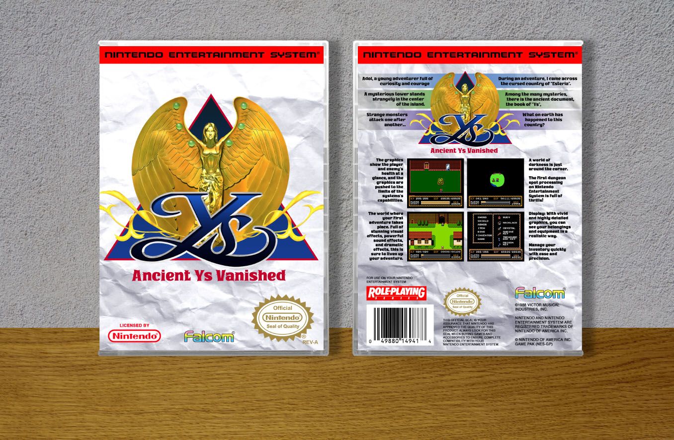 Ys: Ancient Ys Vanished, Case Color: CLEAR (Transparent)