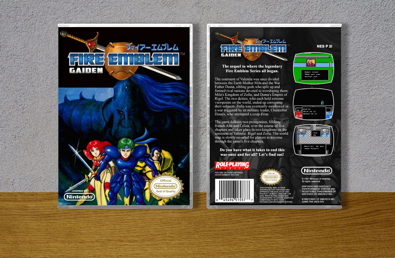 Fire Emblem Gaiden, Case Color: CLEAR (Transparent)