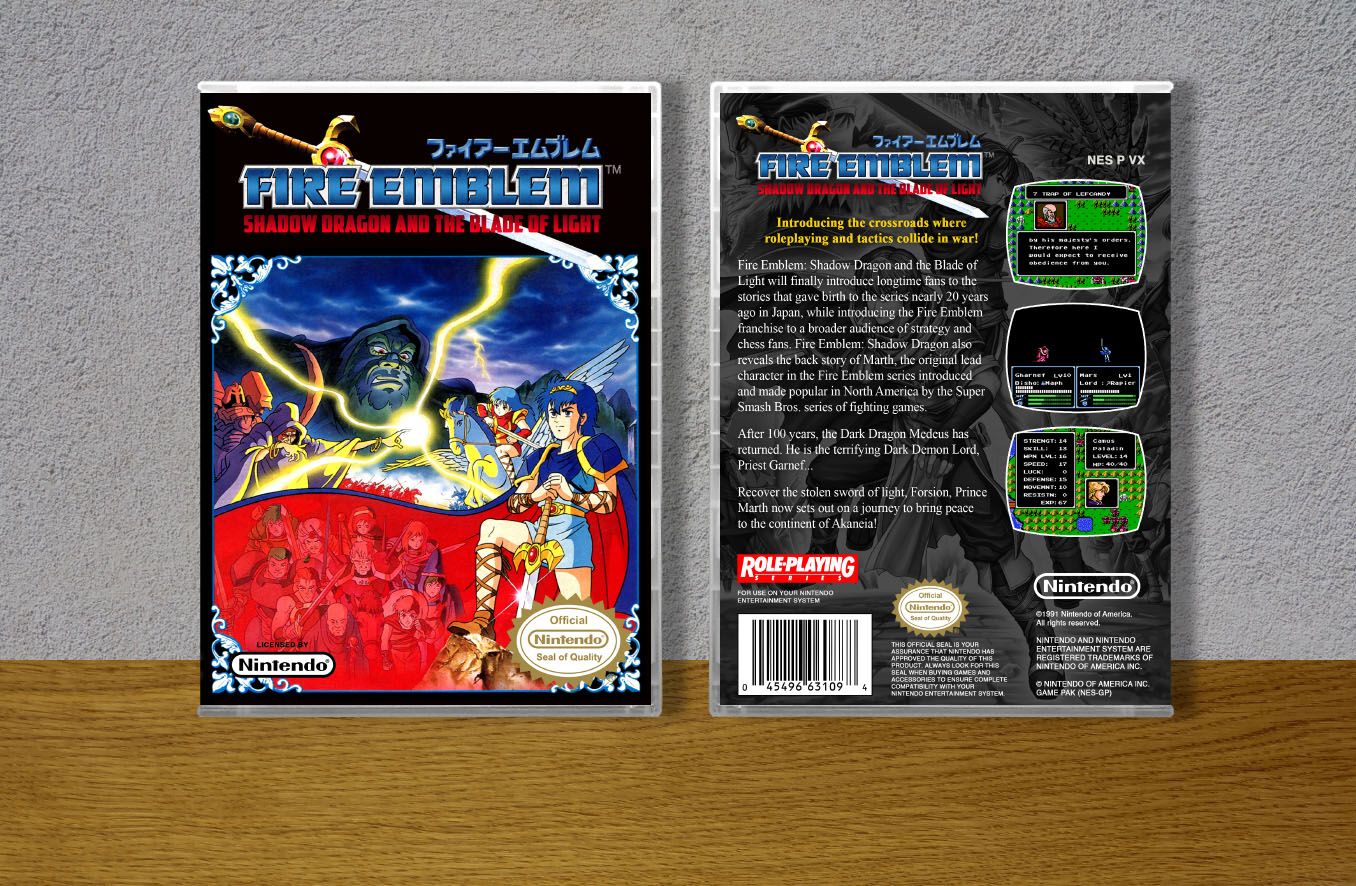 Fire Emblem Shadow Dragon and the Blade of Light, Case Color: CLEAR (Transparent)