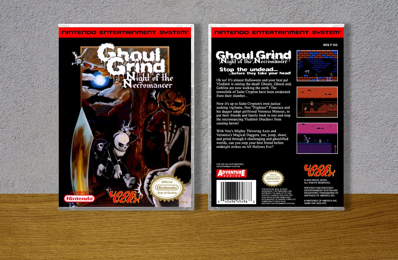 Ghoul Grind Night of the Necromancer, Case Color: CLEAR (Transparent)