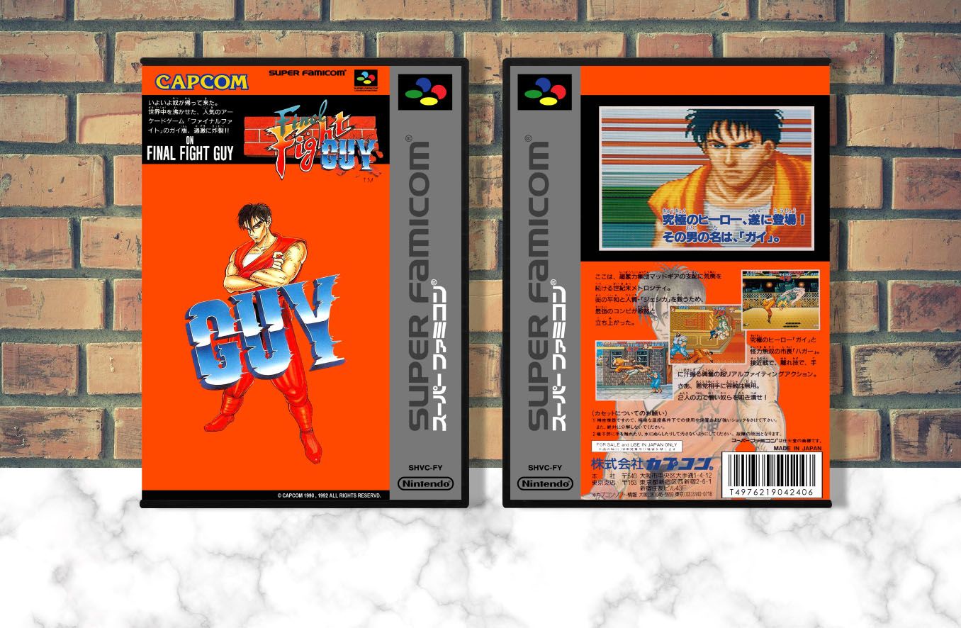 Final Fight Guy, Case Color: DARK GREY (OEM DS CASE COLOR)