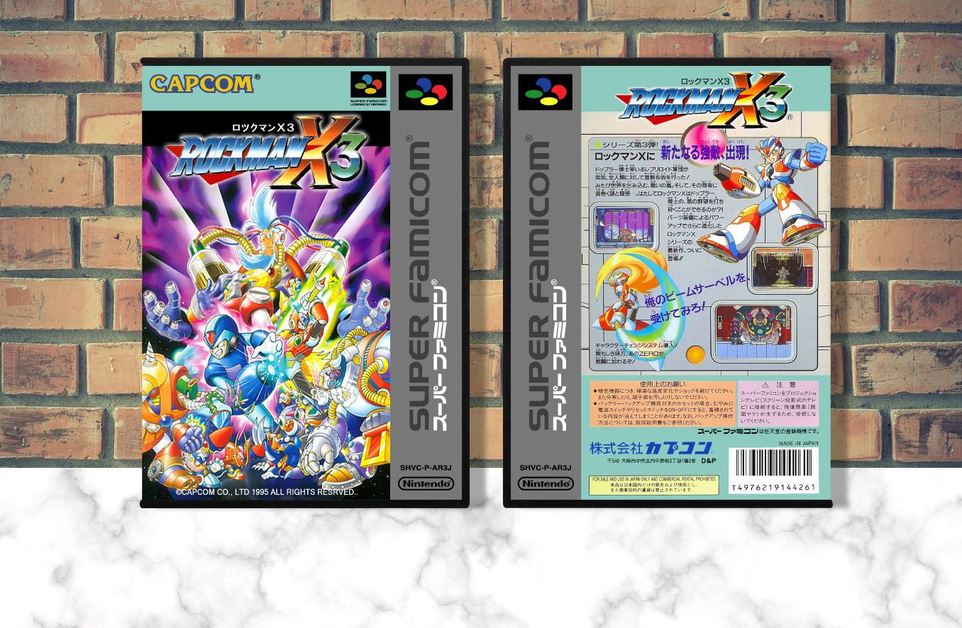 Rockman X3, Case Color: DARK GREY (OEM DS CASE COLOR)