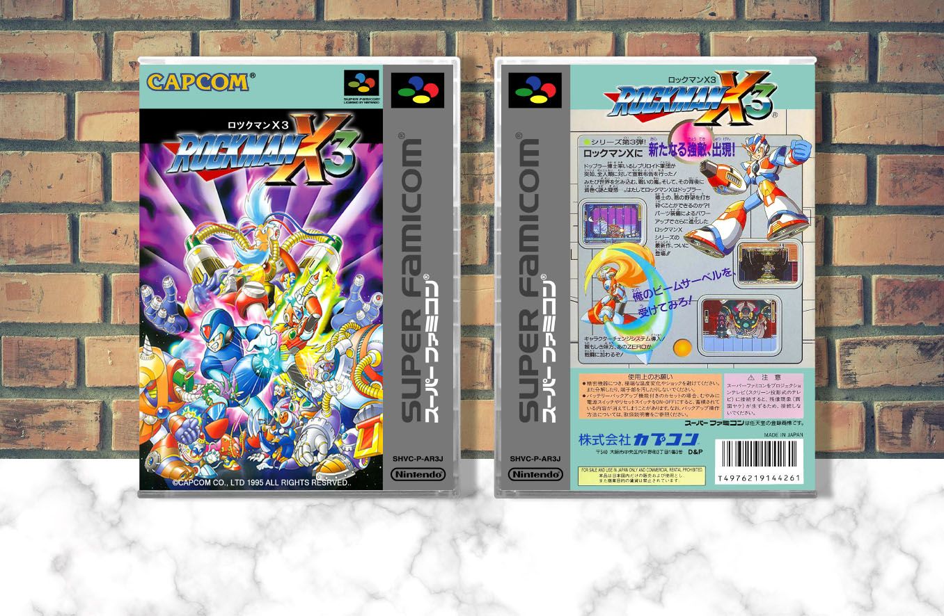 Rockman X3, Case Color: CLEAR (Transparent)