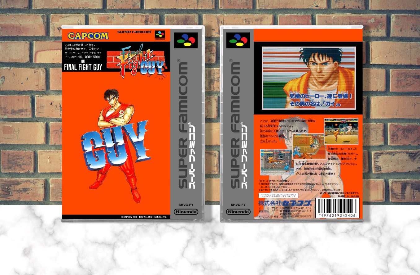 Final Fight Guy, Case Color: CLEAR (Transparent)
