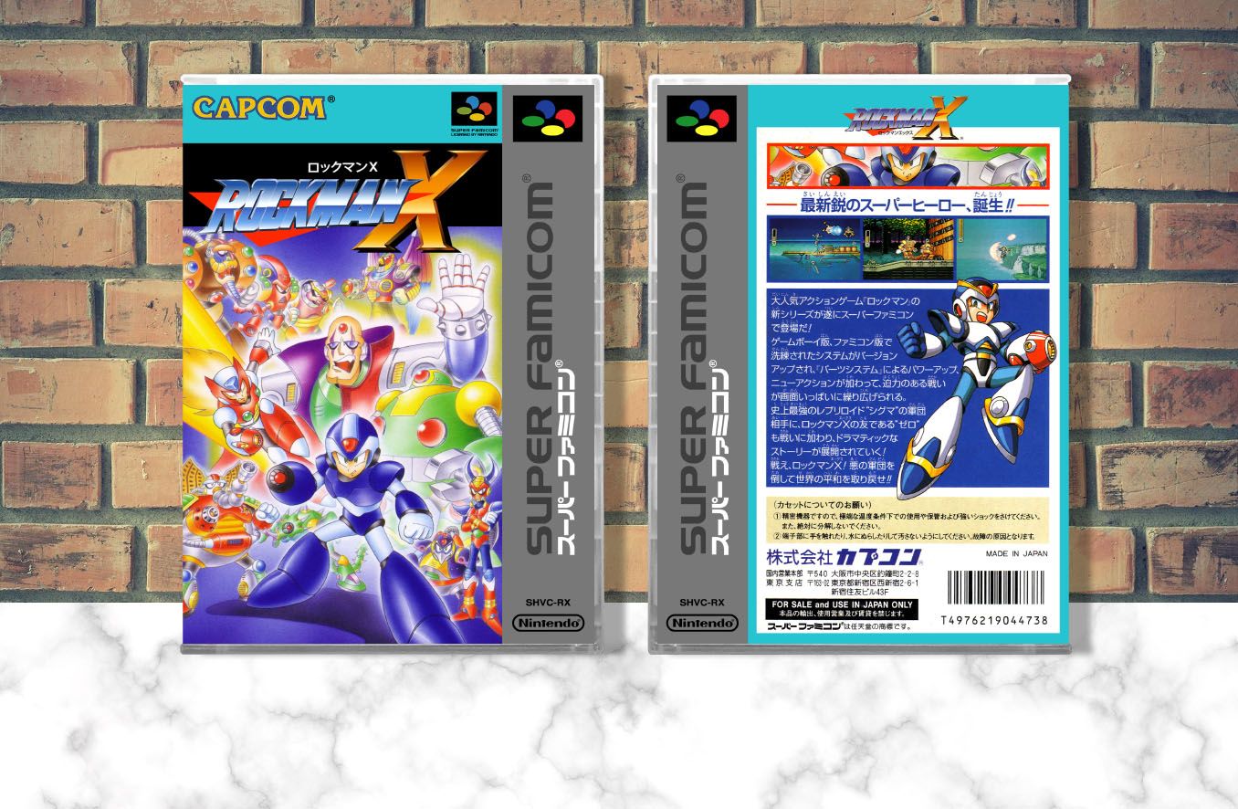 Rockman X, Case Color: CLEAR (Transparent)