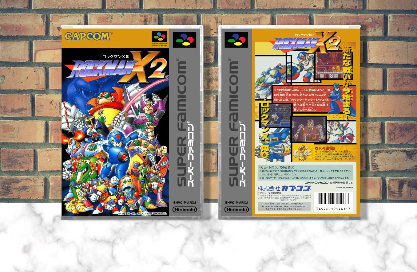 Rockman X2, Case Color: CLEAR (Transparent)
