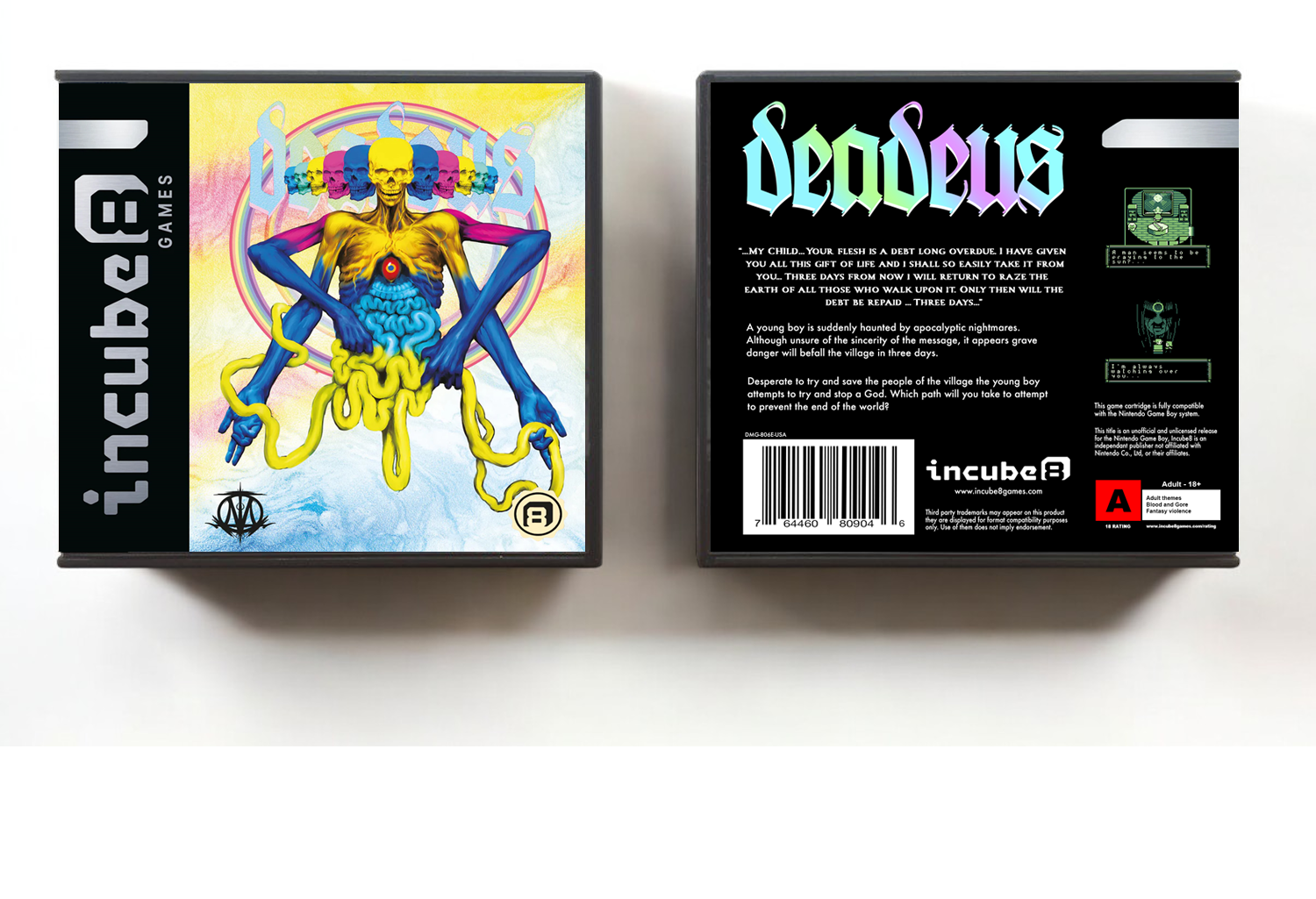 Deadeus: Limited Collector's Edition (Incube8), Artwork Spine Color: Chrome