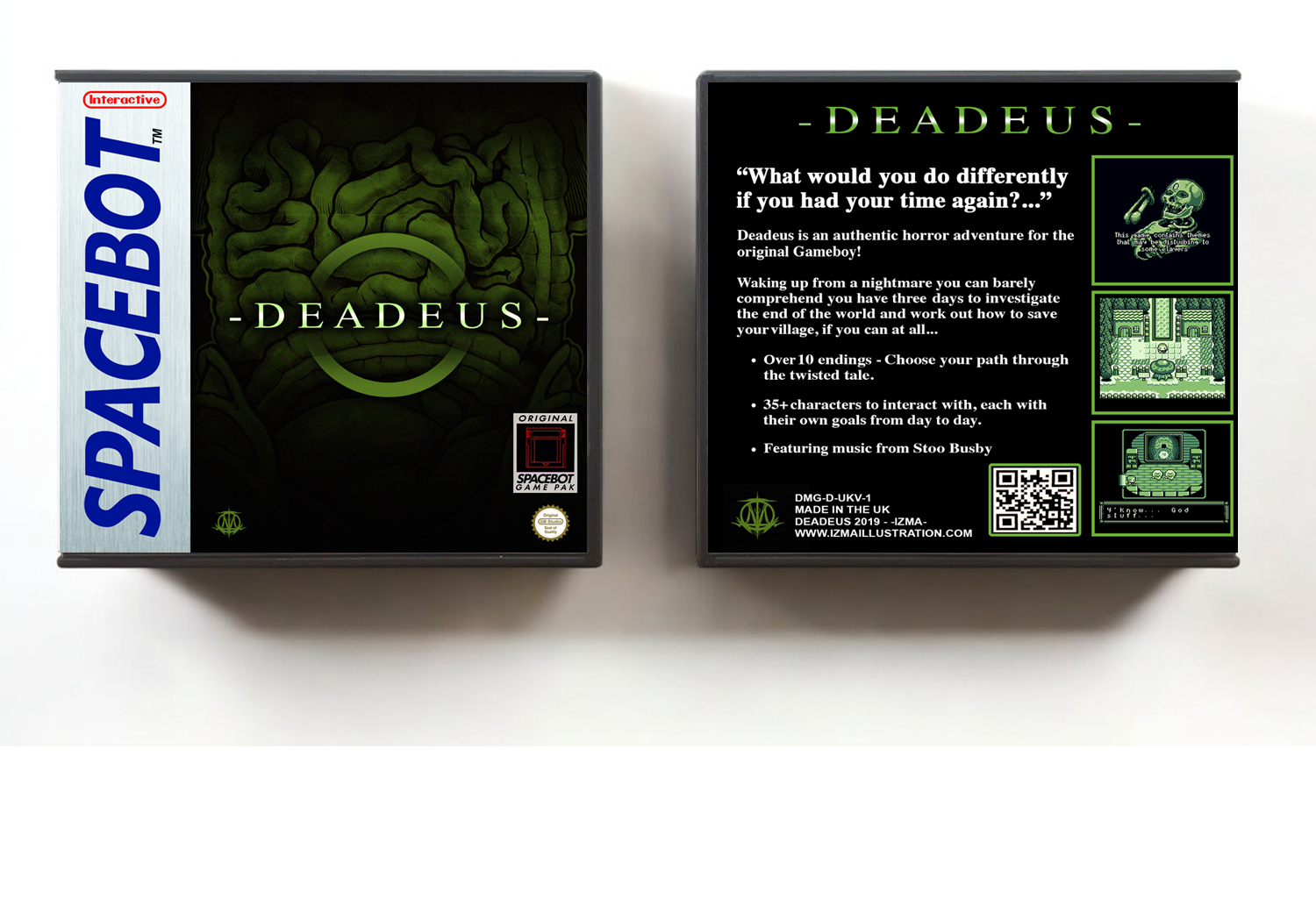 Deadeus (Spacebot), Artwork Spine Color: Chrome