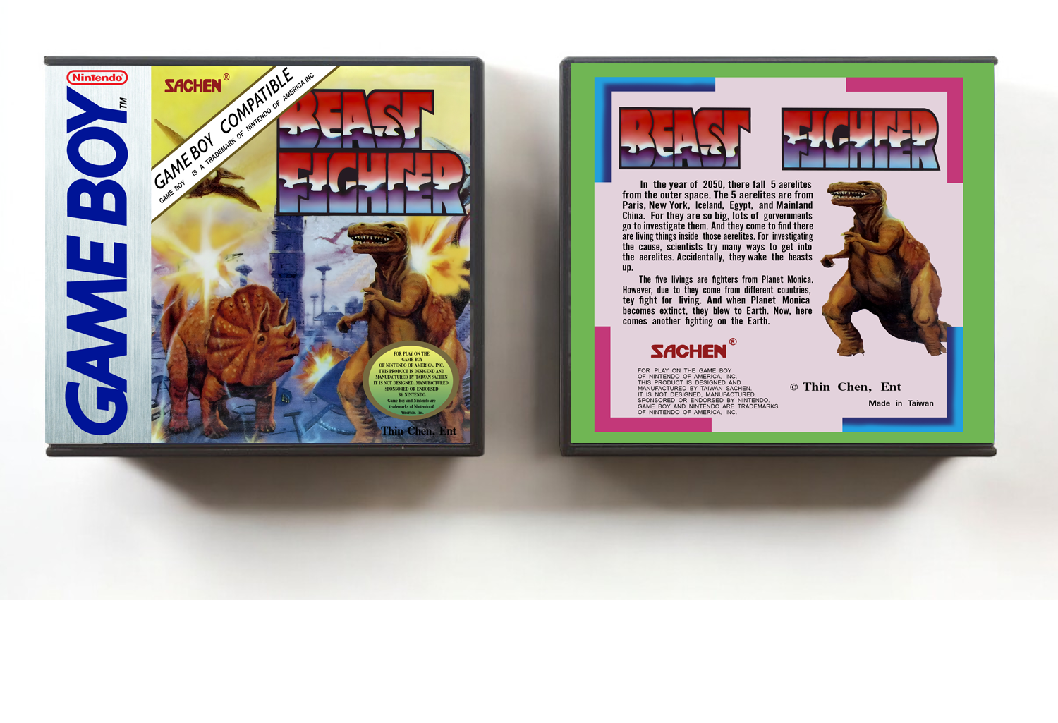 Sachen&#39;s Beast Fighter, Artwork Spine Color: Chrome