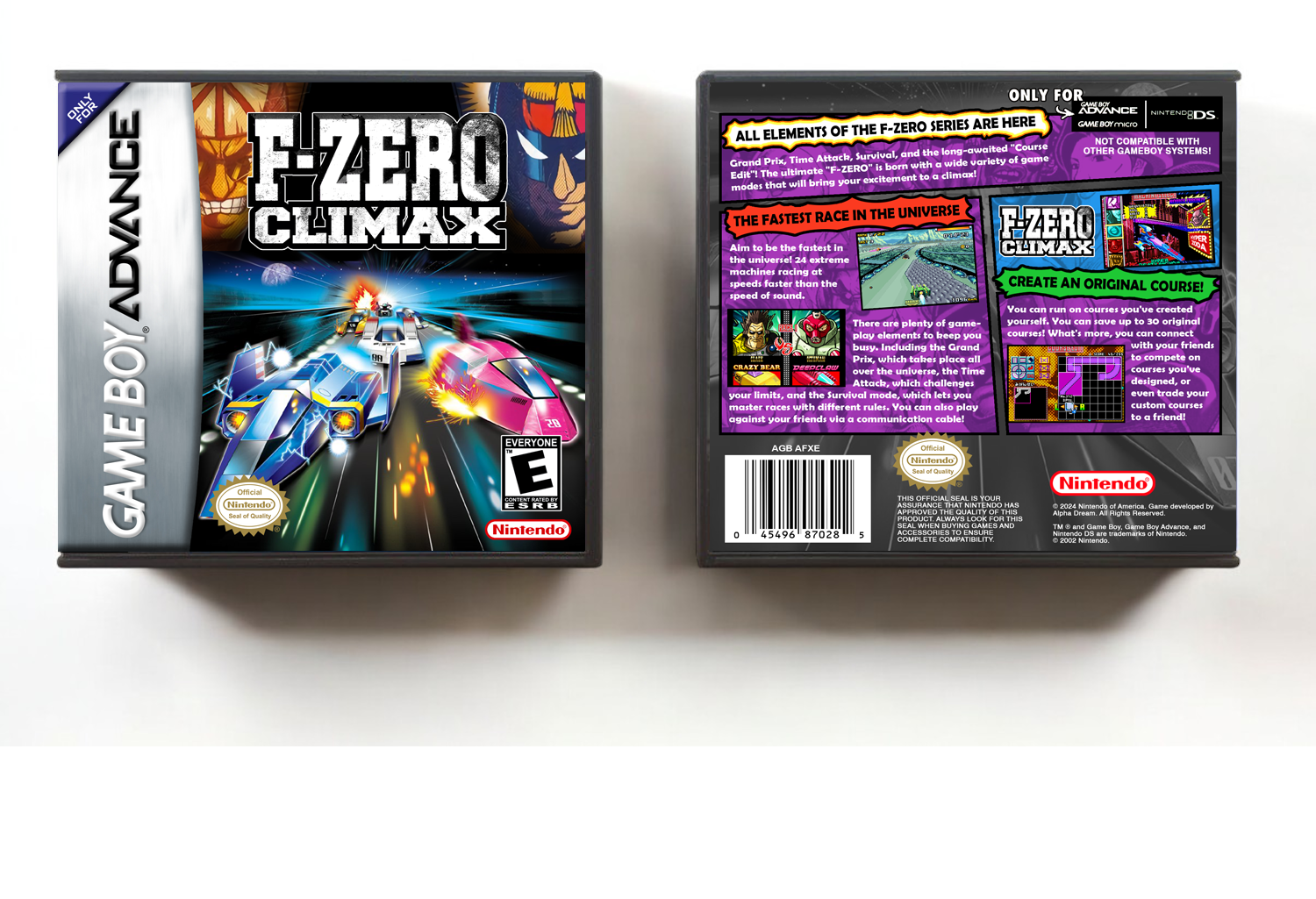 F-Zero Climax (English), Artwork Spine Color: Chrome