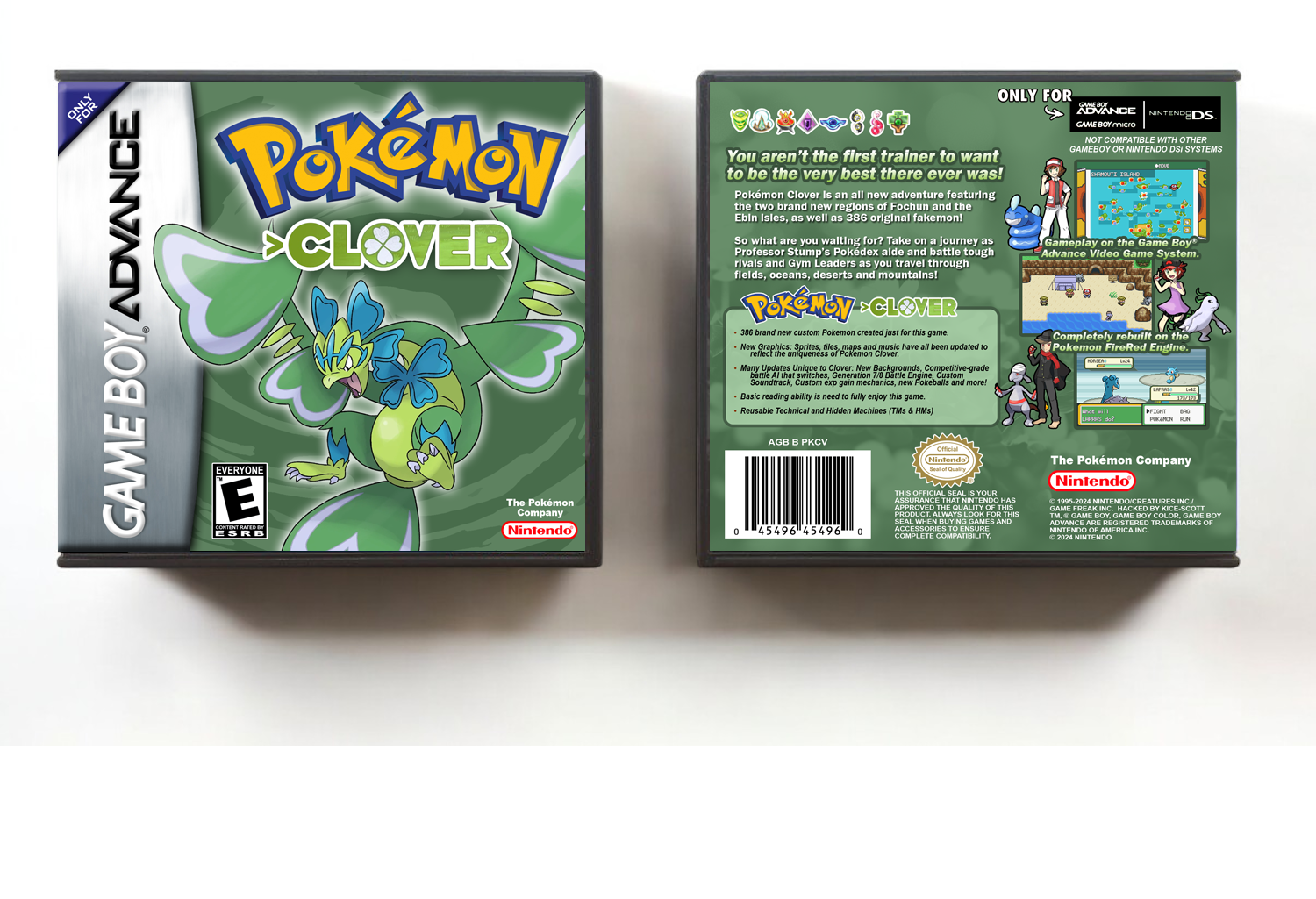 Pokemon Clover, Artwork Spine Color: Chrome