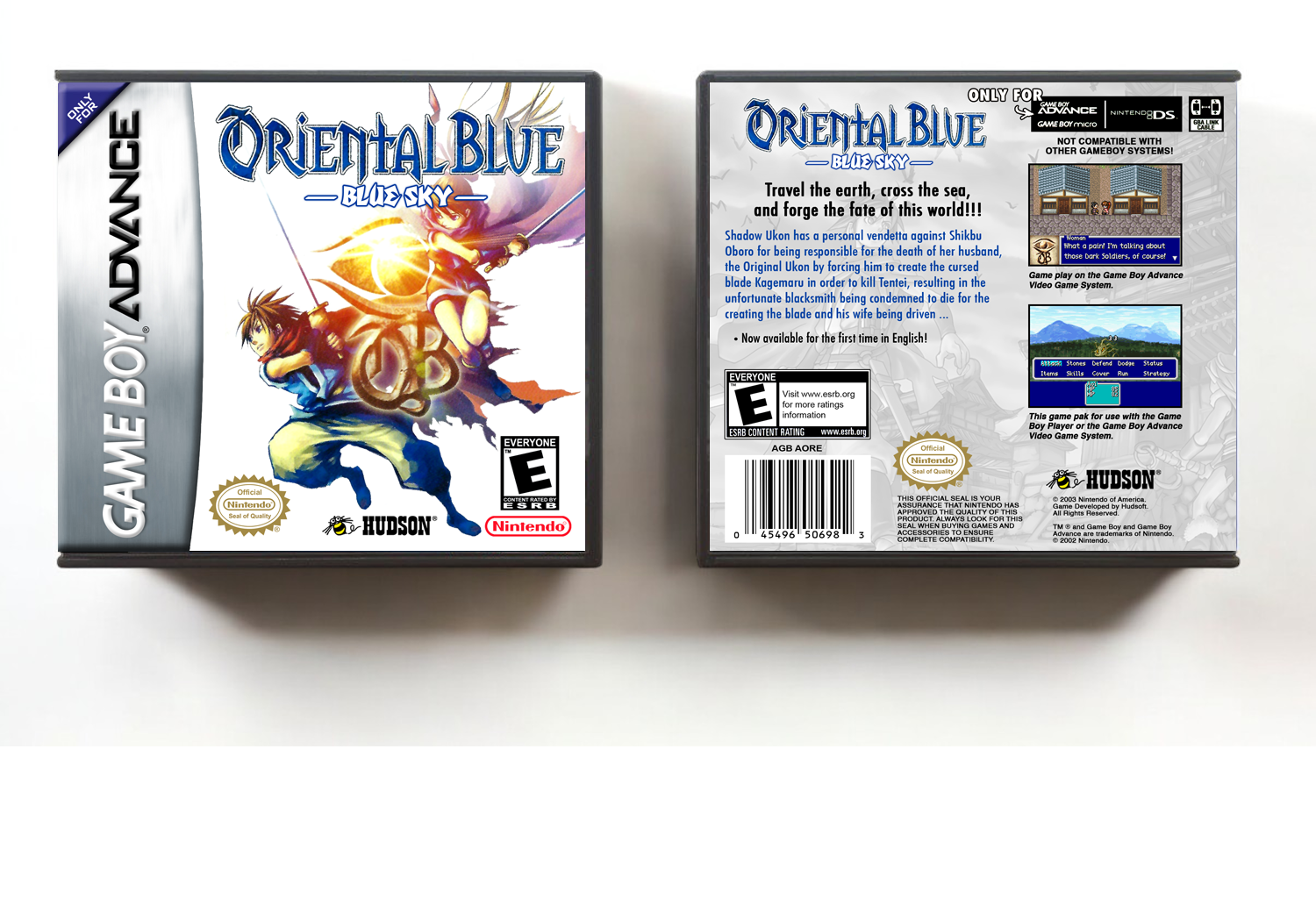 Oriental Blue: Blue Sky, Artwork Spine Color: Chrome