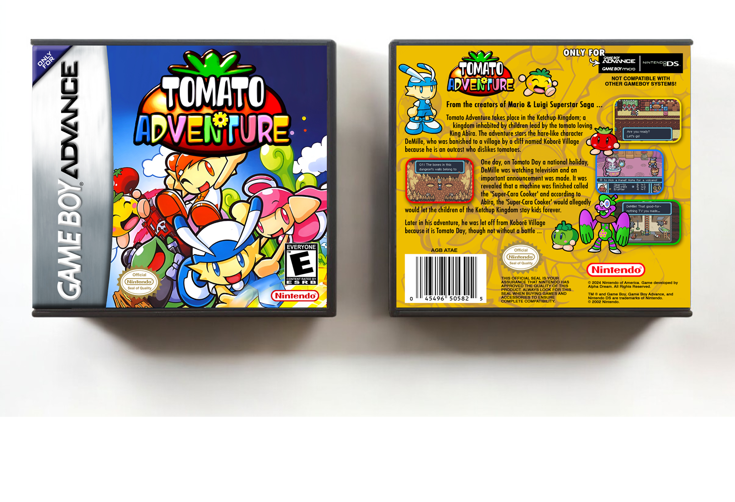 Tomato Adventure (English), Artwork Spine Color: Chrome