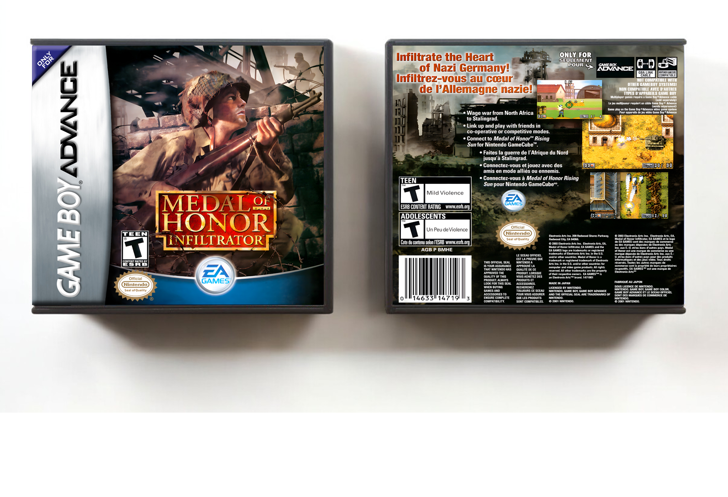 Medal of Honor: Infiltrator, Artwork Spine Color: Chrome