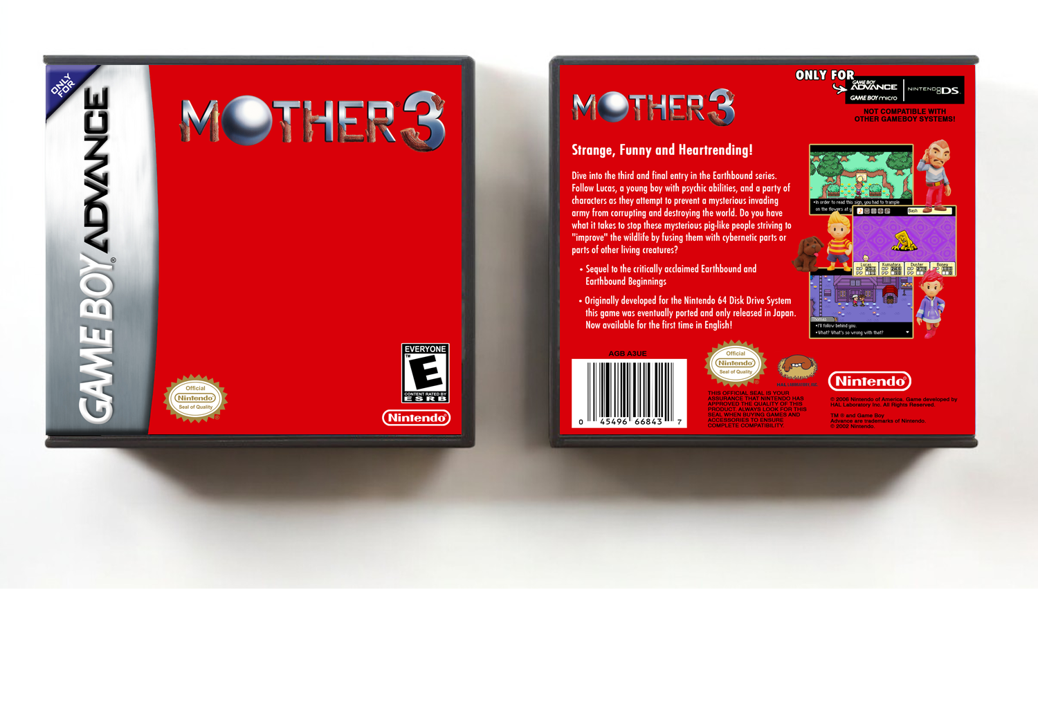 Mother 3 (English), Artwork Spine Color: Chrome