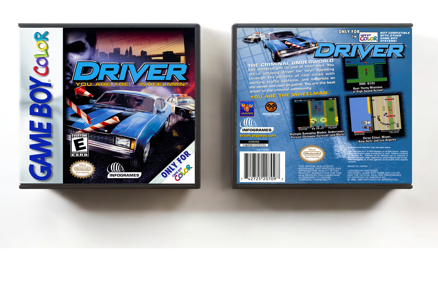 Driver: You are the Wheelman, Artwork Spine Color: Chrome