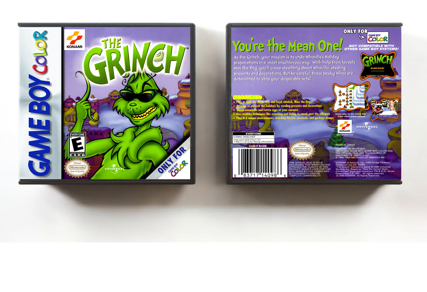 Grinch, The, Artwork Spine Color: Chrome