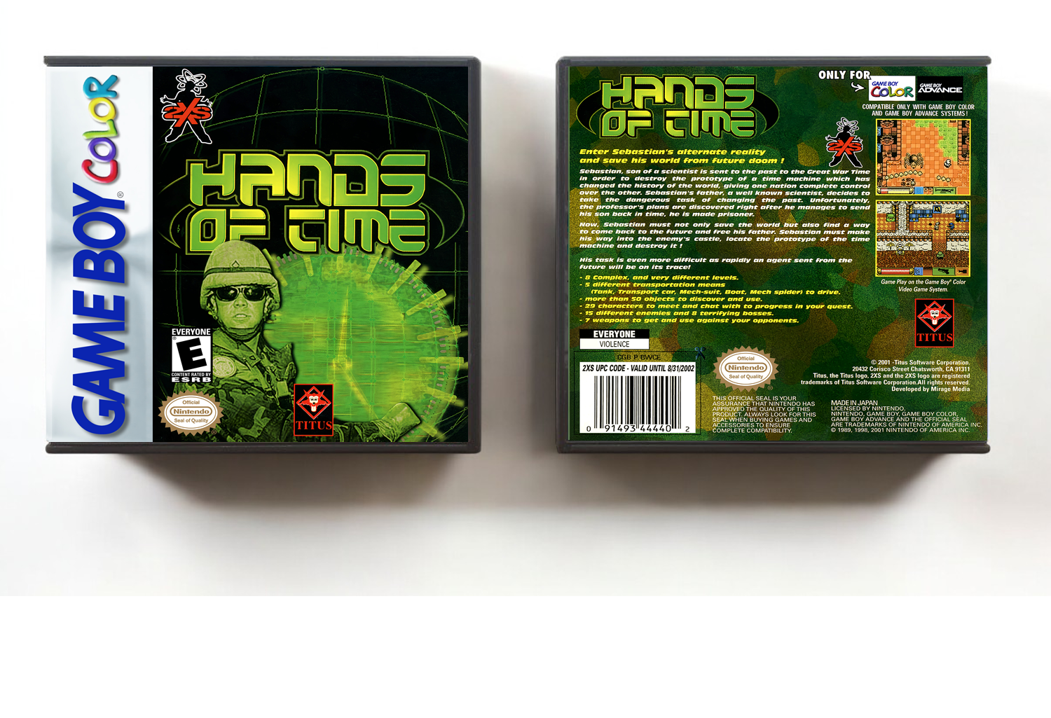 Hands of Time, Artwork Spine Color: Chrome