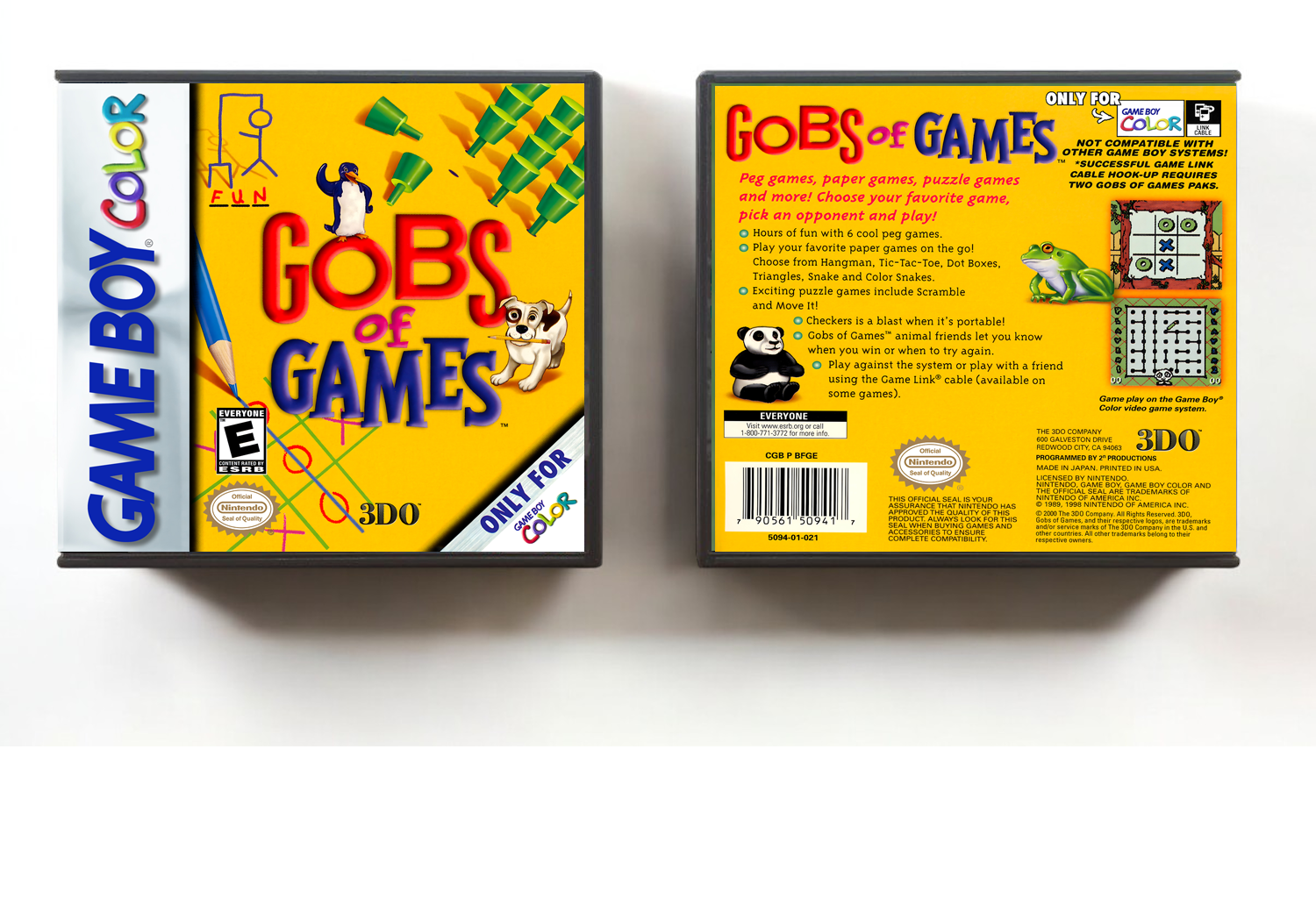 Gobs of Games, Artwork Spine Color: Chrome